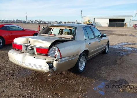 1999 Mercury Grand Marquis Gs from USA, damaged, VIN 2MEFM74W1XX636216